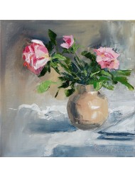 Roses dans un vase