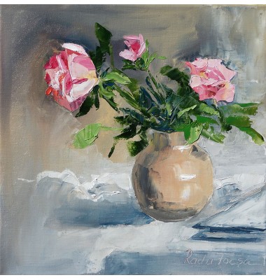 Roses dans un vase