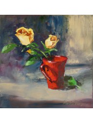 Trandafiri &icirc;ntr-un vas