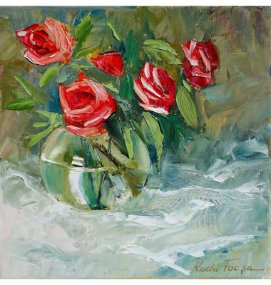 Roses en vase