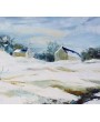 Farm unter dem Schnee in Berval
