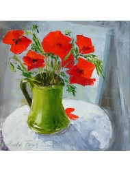 Mohnblumen in einem Krug