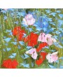 Fleurs des champs dans la nature - triptyque 2
