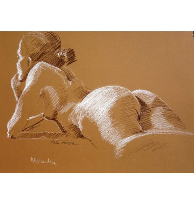 Nud &icirc;n șezlong