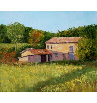 Vieille ferme pr&eacute;s de Lacoste