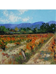 Herbstlandschaft mit Weinreben 3