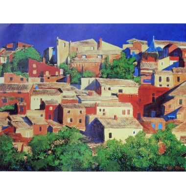 Fațade la Roussillon