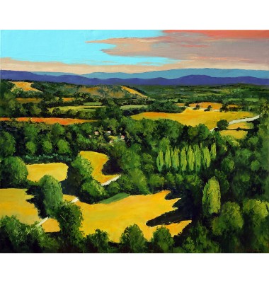 PAYSAGE AU CREPUSCULE