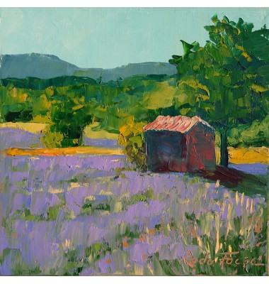 Cabanon dans un champ de lavande 2