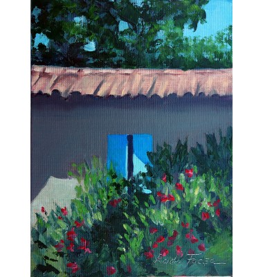 Die blauen Fensterl&auml;den